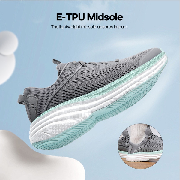 [FlexLife] Women's Lightweight Mesh Running Shoes - GREY - 2